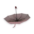 Parapluie pliant automatique vichy bordeau