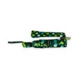 Parapluie pliant semi automatique pois nuances verts