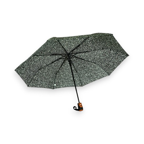 Parapluie pliant semi automatique imprimé liberty noir