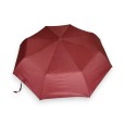 Parapluie pliant semi automatique uni Bordeau