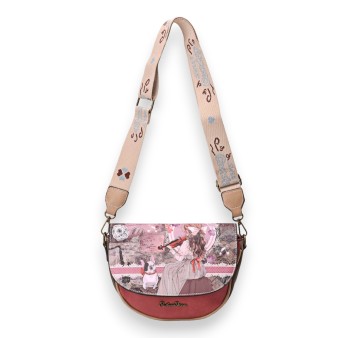 Sac bandoulière arrondi Sweet & Candy petite fille au violon