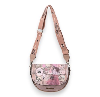 Sac bandoulière arrondi Sweet & Candy voyage à Paris