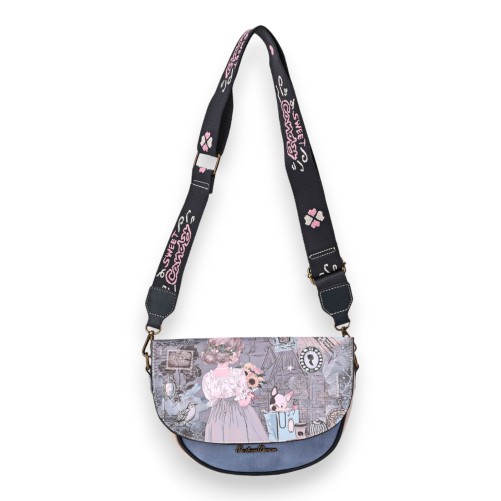 Sac bandoulière arrondi Sweet & Candy shopping ballade