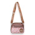Sac bandoulière carré papillon Sweet & Candy nuances camel