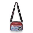 Sac bandoulière carré papillons Sweet & Candy rouge et noir