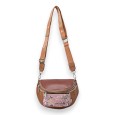 Sac banane bandoulière papillons Sweet &Candy nuances camel