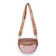 Sac banane bandoulière papillons Sweet &Candy nuances camel