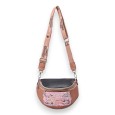 Sac banane bandoulière papillons Sweet & Candy rose et noir