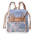 Sac à dos Sweet & Candy forêt tropicale bleu camel