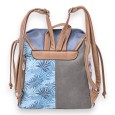 Sac à dos Sweet & Candy forêt tropicale bleu camel