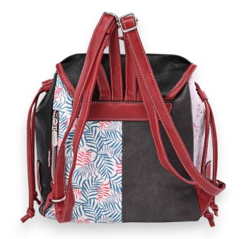Sac à dos Sweet & Candy forêt tropicale rouge et noir