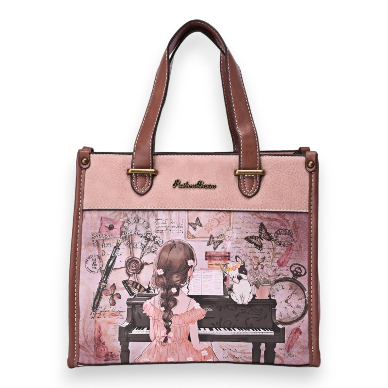 Sac à main Sweet & Candy petite fille au piano