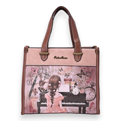 Sac à main Sweet & Candy petite fille au piano