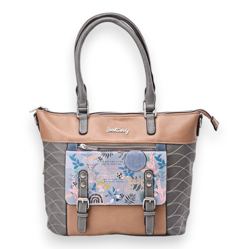 Sac à Main Sweet & Candy poche sangles bleu