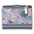 Portefeuille porte monnaie Sweet & Candy forêt tropicale Bleue
