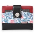 Portefeuille porte monnaie Sweet & Candy forêt tropicale noir et rouge