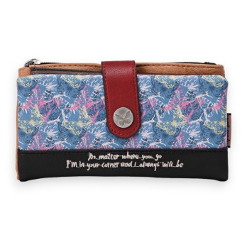 Portefeuille Sweet & Candy jardin papillons noir