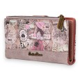 Portefeuille Sweet & Candy vieux rose petite fille en voyage
