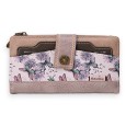 Portefeuille Sweet & Candy vieux rose petite fille en voyage