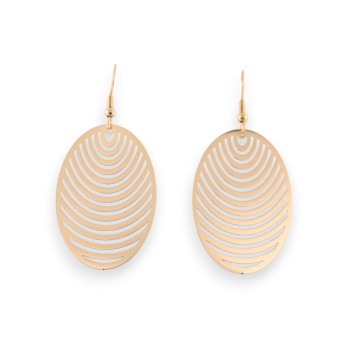 Boucles d'oreilles dorées Aura