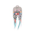 Boucles d'oreilles clip en métal multicolores de chez Ikita