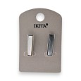 Boucles d'oreilles rectangulaires nacre de chez Ikita