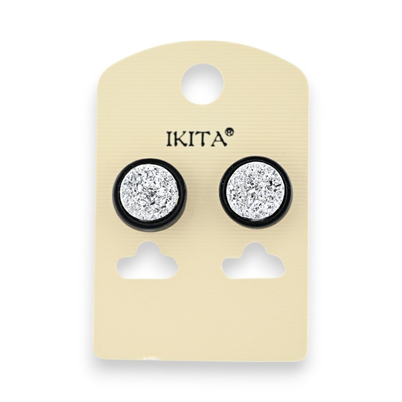 Boucles d'Oreilles Crépis argenté Ikita