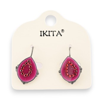 Boucles d'oreilles Framboise Ikita