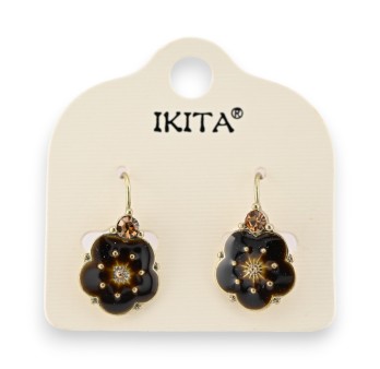 Boucles d'oreilles fleurs Ikita