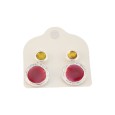 Boucles d'oreilles colorées Ikita