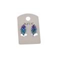 Boucles d'oreilles plume dégradé de chez Ikita