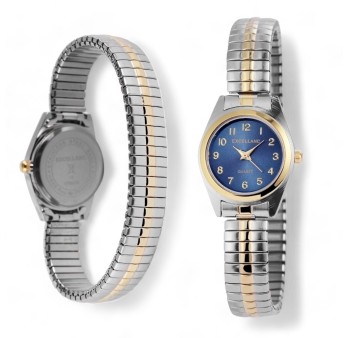 Montre Excellanc Femme Acier Inoxydable Bicolore
