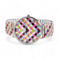 Montre femme Donna Kelly bracelet élastique multicolore