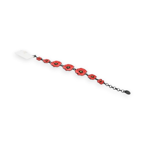 Bracelet Coquelicots de chez Lolilota