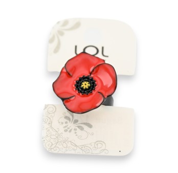 Bague Coquelicot de chez Lolilota