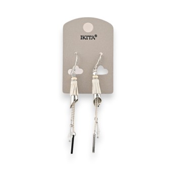 Boucles d'oreilles pendantes Ikita esprit bohème