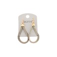 Boucles d'Oreilles Goutte Bicolores Ikita