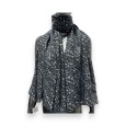 Foulard Étoilé Noir et Doré