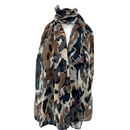 Foulard Camouflage noir
