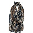 Foulard Camouflage noir