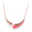 Collier Croissant Japonais Ikita Corail