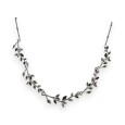 Collier Feuilles Grises et noires de chez Ikita