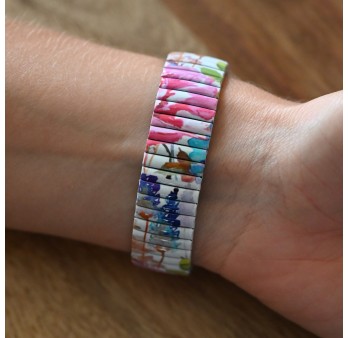 Montre femme peinture florale Ernest E