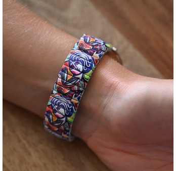 Montre Ernest inspi Picasso multicolore