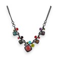 Collier fantaisie multi-pierres couleurs de chez Ikita