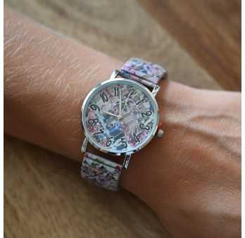 Montre Ernest patchwork pastel