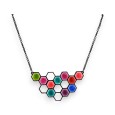 Collier fantaisie Hexacouleurs de chez Ikita