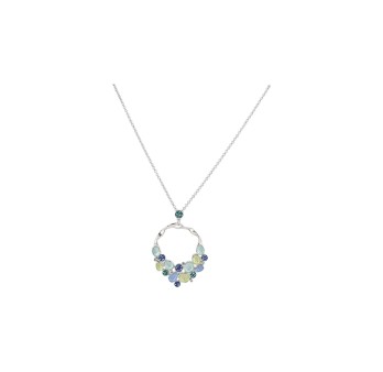 Collier Alvéoles Bleu de chez Ikita