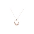 Collier Fantaisie Médaillon Alvéoles dorées de chez Ikita