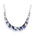 Collier semi-rigide Mosaïque Bleue de chez Ikita